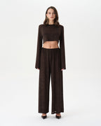 Dark Brown See-Through Set