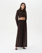 Dark Brown See-Through Set