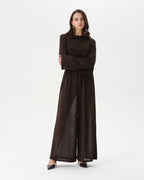Dark Brown See-Through Set