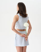 Powder Blue Linen Set