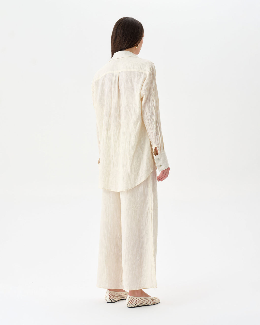 Buttermilk Yellow Beach Set With Trousers