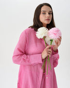 Pink Beach Set With Shorts