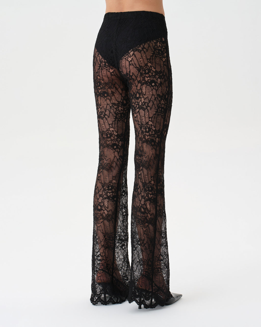 Lace Flare Trousers
